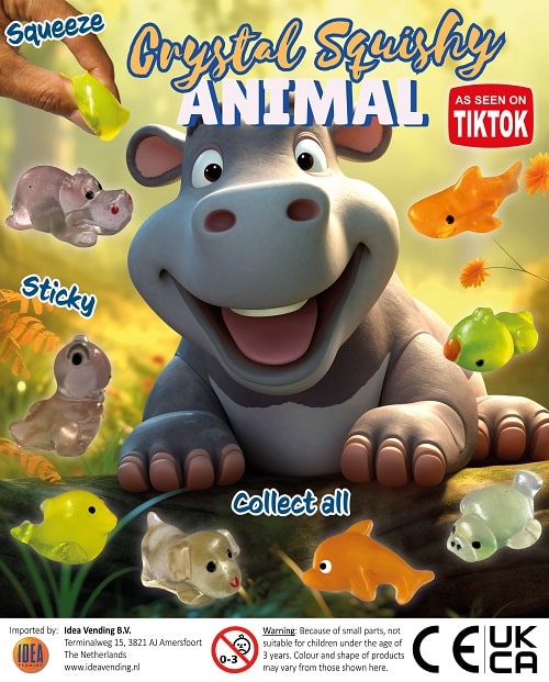 Crystal Squishy Animal Ø50 Crystal Squishy Animal Oe50