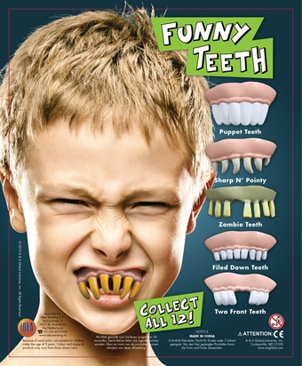 Funny Teeth Ø56 Betaling med Mobile Pay og Dankort samt Visakort