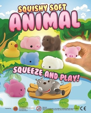 Squishy Soft Animals Ø50 Squishy Soft Animals Oe50